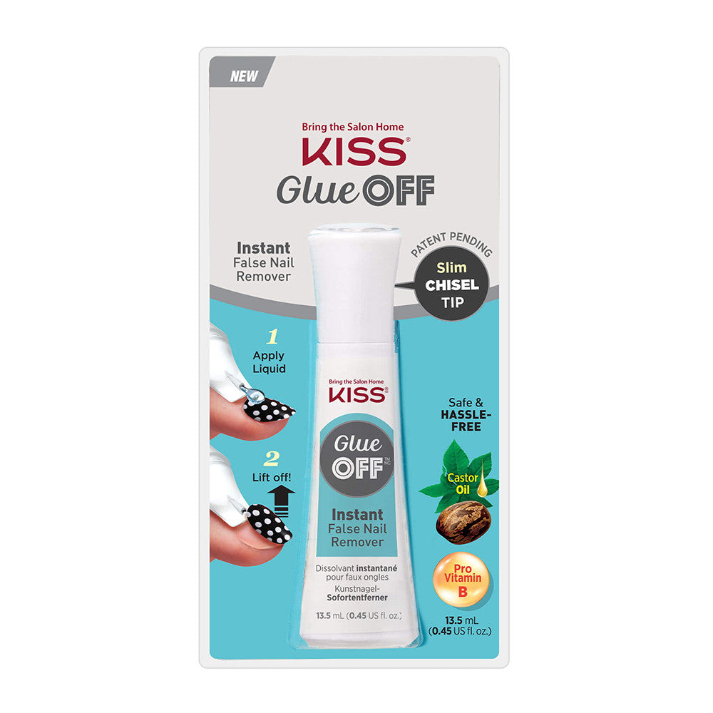 Kiss Glue Off False Nail Remover, 0.45 Oz